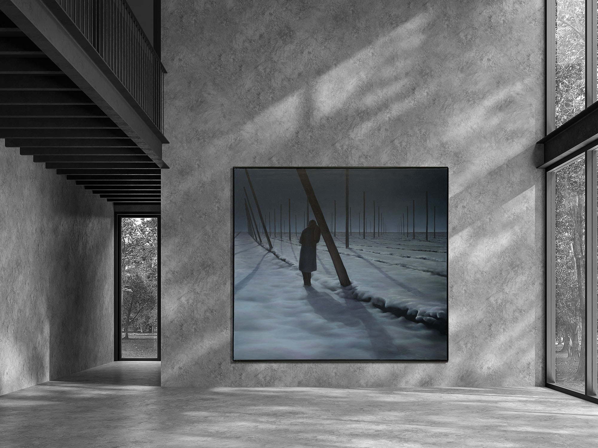 Hopfenfeld from the series: Jahreszyklus