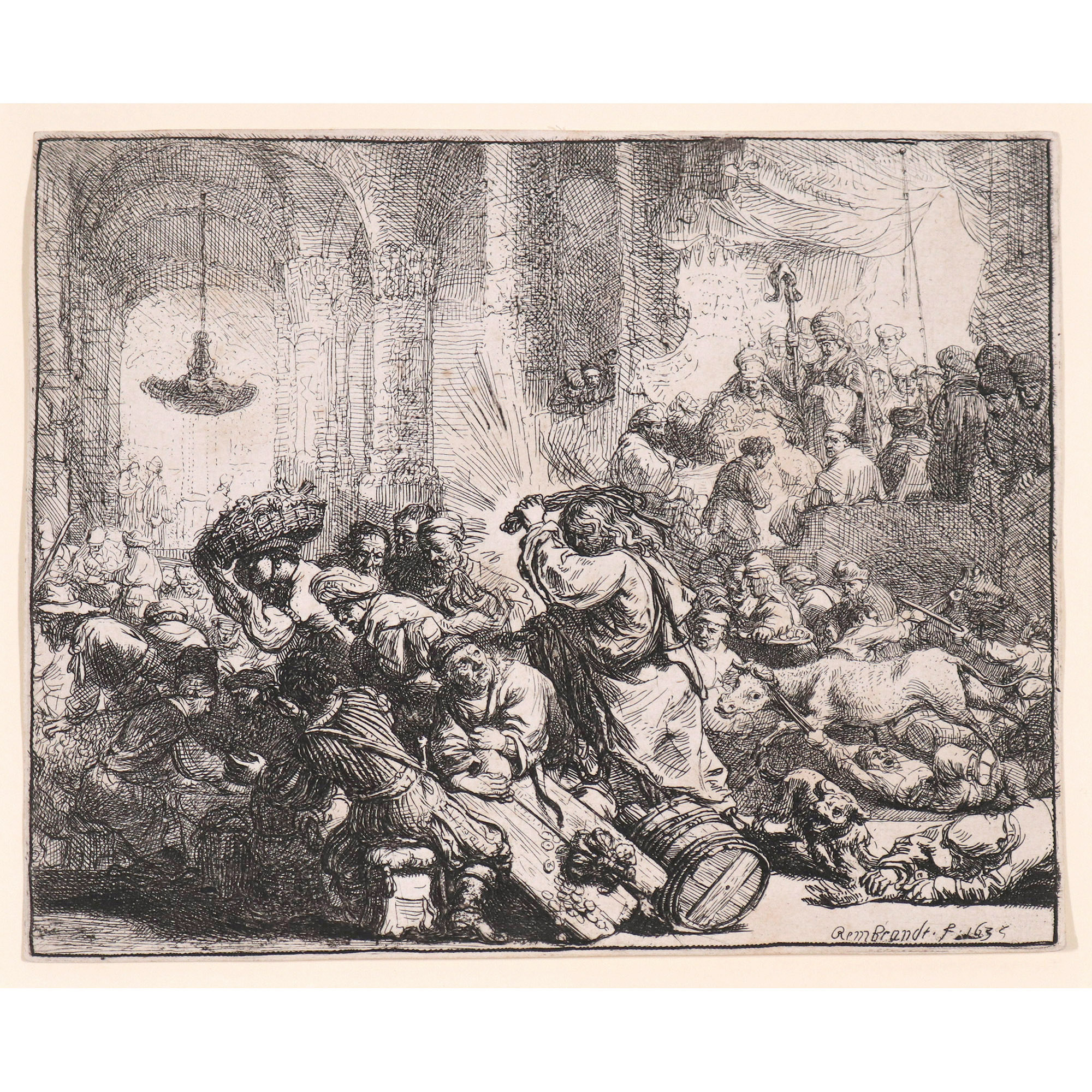 Christ driving the Money Changers from the Temple