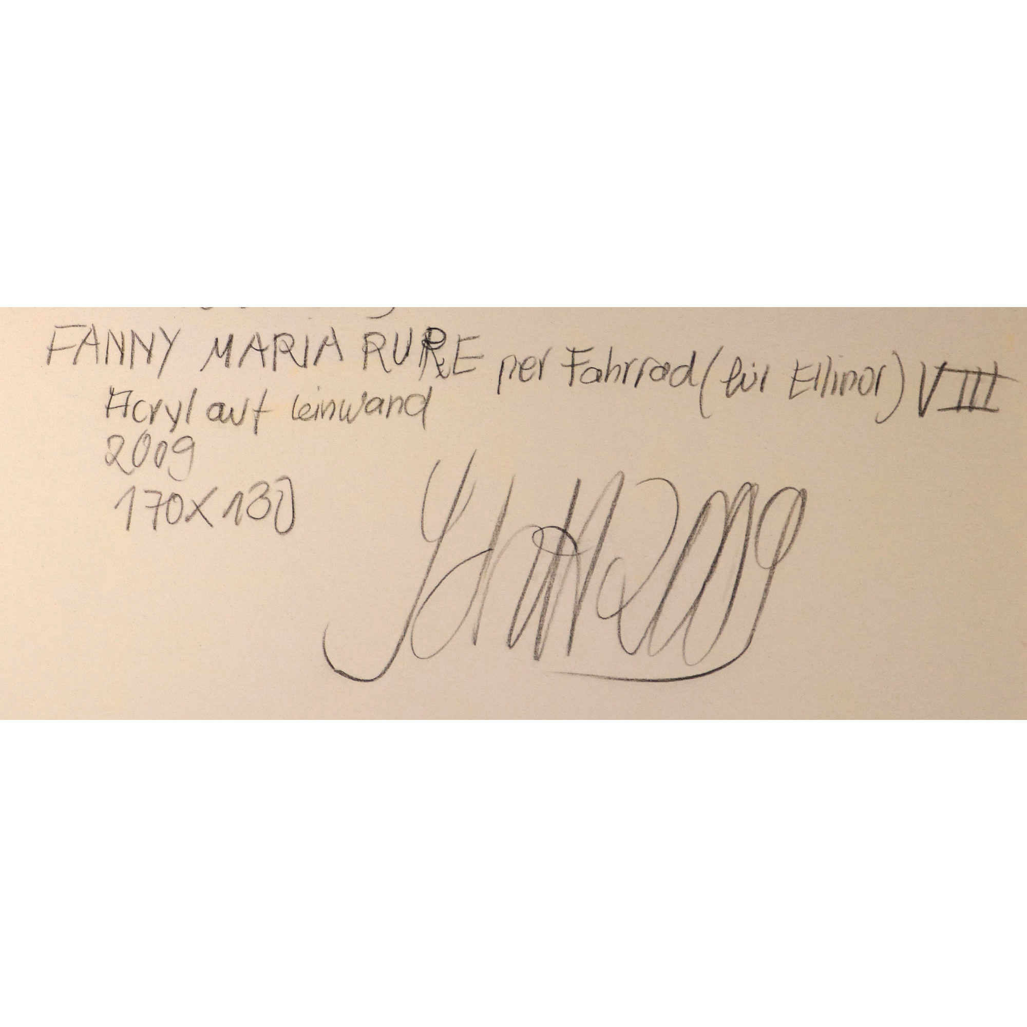 Fanny Maria Rure per Fahrrad VIII