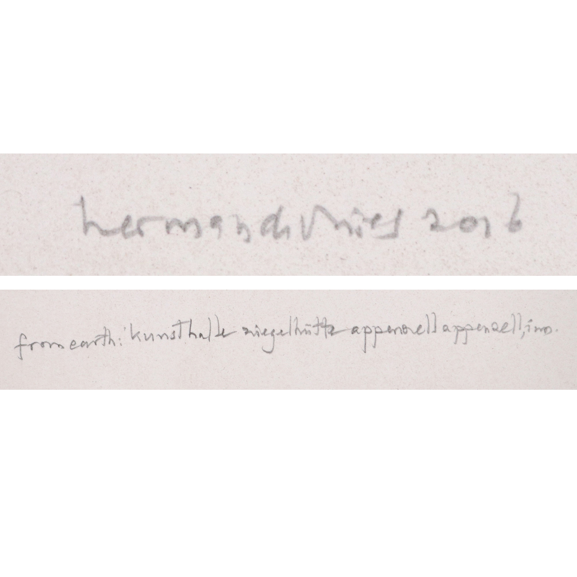 from earth: kunsthalle appenzell (ziegelhütte) 