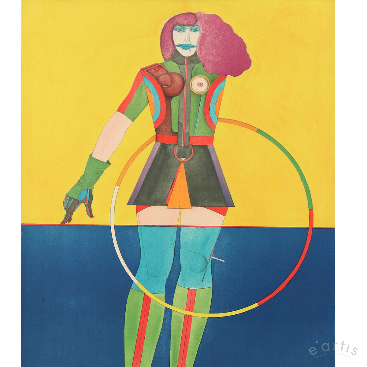 Girl with Hoop - From: Fun City