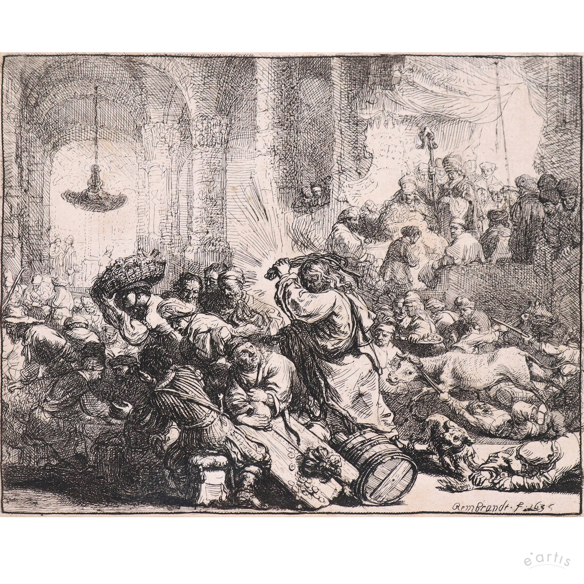 Christ driving the Money Changers from the Temple